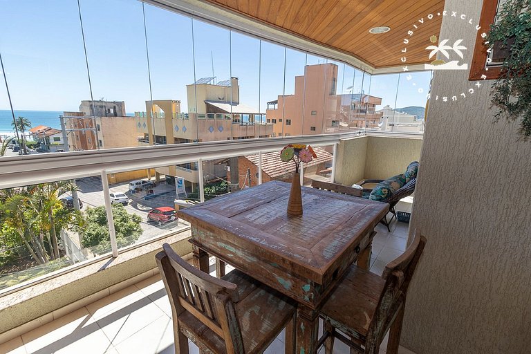 Maristela 201 - Apartamento na praia de Bombas com vista par