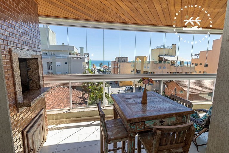 Maristela 201 - Apartamento na praia de Bombas com vista par