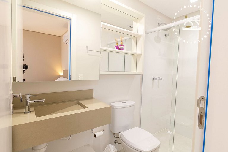 Puntarenas 304 - Apto 2 suítes 80 metros da praia do Marisca