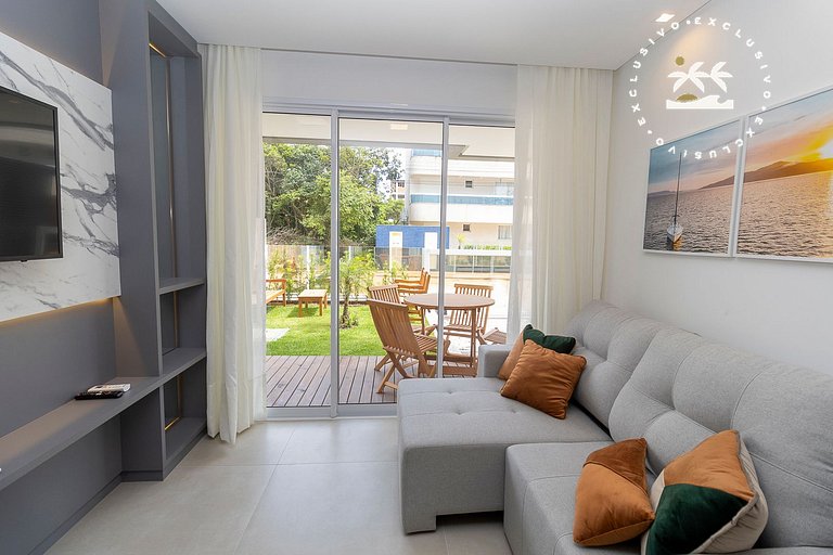 Caraíbas 01 - Excelente apartamento garden 2 suítes - À pouc