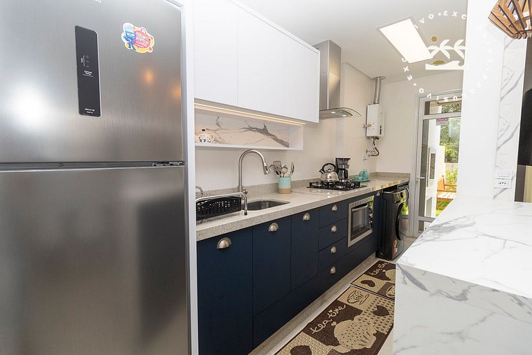 Caraíbas 01 - Excelente apartamento garden 2 suítes - À pouc