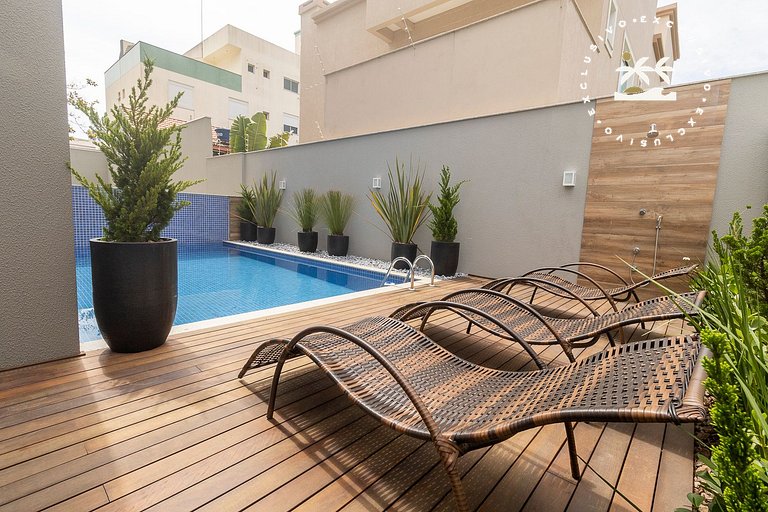 Caraíbas 01 - Excelente apartamento garden 2 suítes - À pouc
