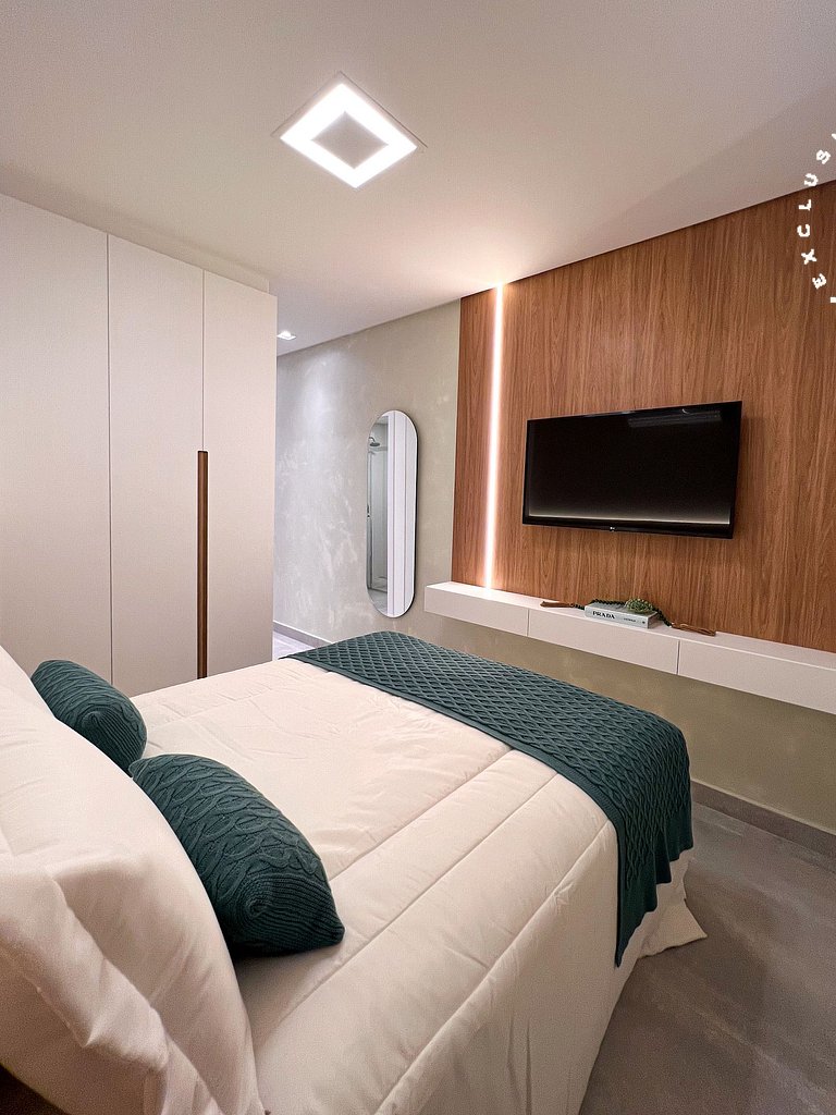 Solar do Atlântico 101 - Excelente apartamento 2 suítes em c