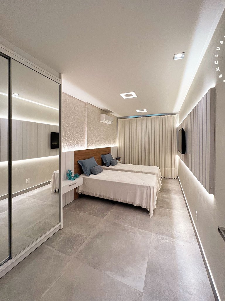 Solar do Atlântico 101 - Excelente apartamento 2 suítes em c