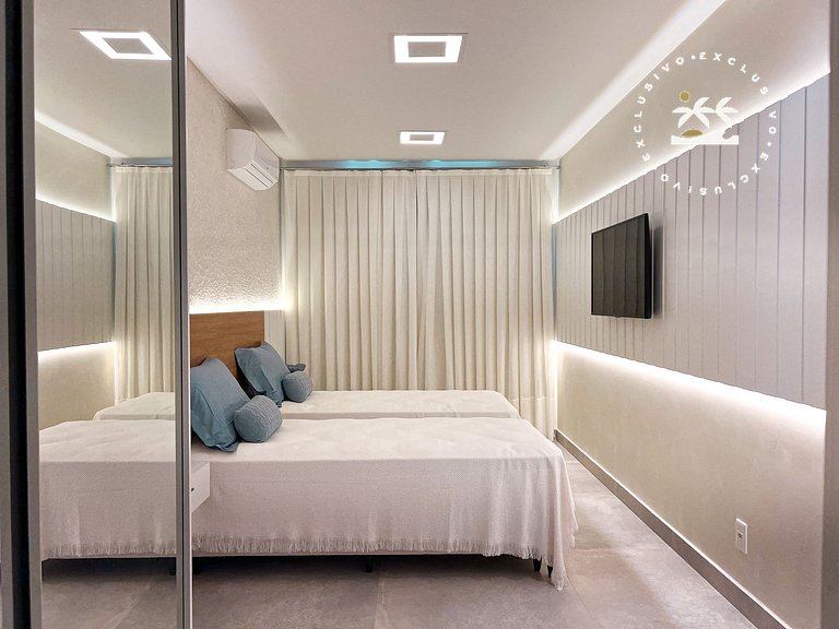 Solar do Atlântico 101 - Excelente apartamento 2 suítes em c