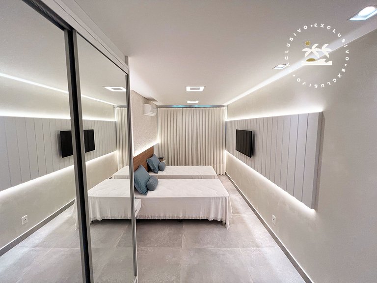 Solar do Atlântico 101 - Excelente apartamento 2 suítes em c