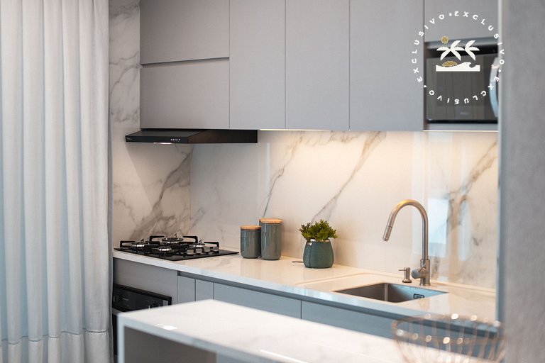 Solar do Atlântico 101 - Excelente apartamento 2 suítes em c