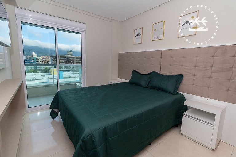 Di Trento 402 - Apto 2 quartos na praia de Bombas