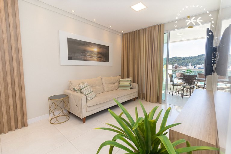 Di Trento 402 - Excelente apartamento na praia de Bombas à p