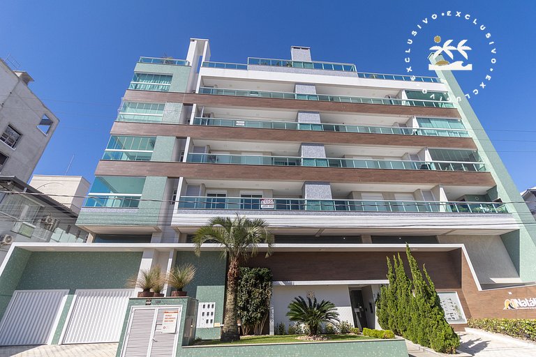 Di Trento 402 - Excelente apartamento na praia de Bombas à p