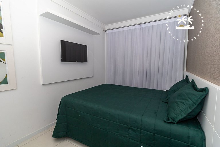 Cardeal 403C - Aconchegante apartamento na praia de Bombas -