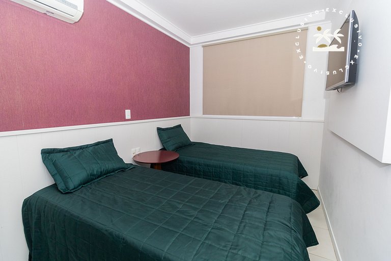 Cardeal 206B - Aconchegante apartamento na praia de Bombas -