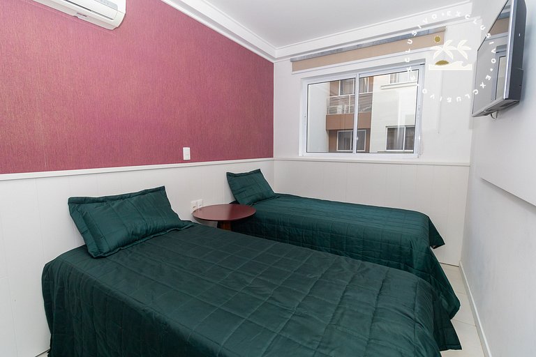 Cardeal 206B - Aconchegante apartamento na praia de Bombas -