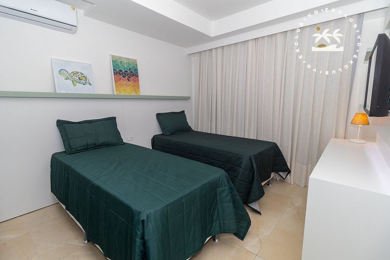 Terrazzo 602B - Cobertura duplex 2 suítes em condomínio de l