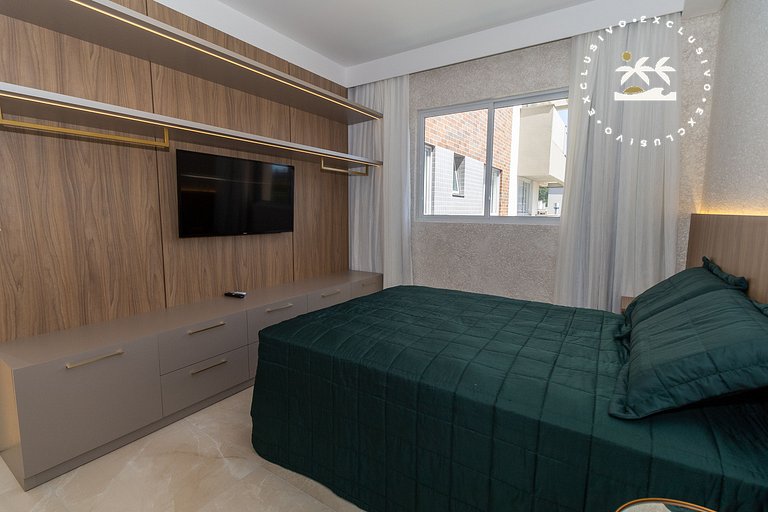 Terrazzo 508A - Apto 2 quartos em condomínio de luxo à 300 m