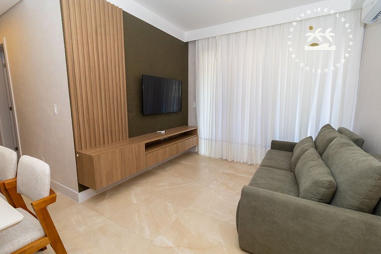 Terrazzo 508A - Apto 2 quartos em condomínio de luxo à 300 m