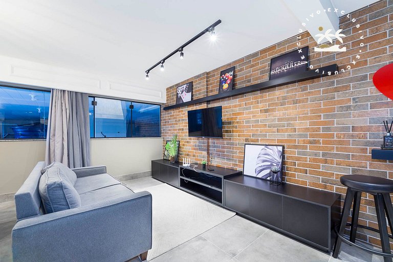 Terrazzo 508A - Apto 2 quartos em condomínio de luxo à 300 m