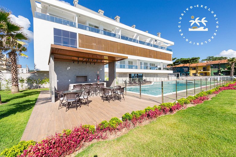 Solar do Atlântico 108 – Oceanfront Building - 2 Suites - 2