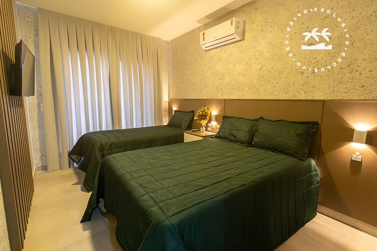Solar do Atlântico 108 - Excelente apartamento 2 suítes em c