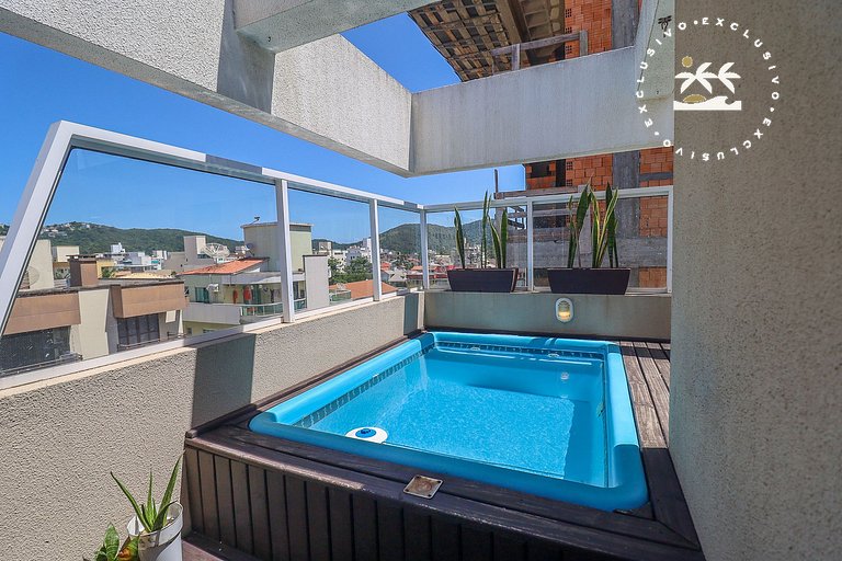 Pardal Village 501 - Cobertura com Piscina Privativa à 200 m
