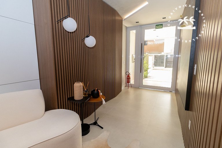 Barbados 302 - Apartamento com 2 suítes - 200 metros da prai