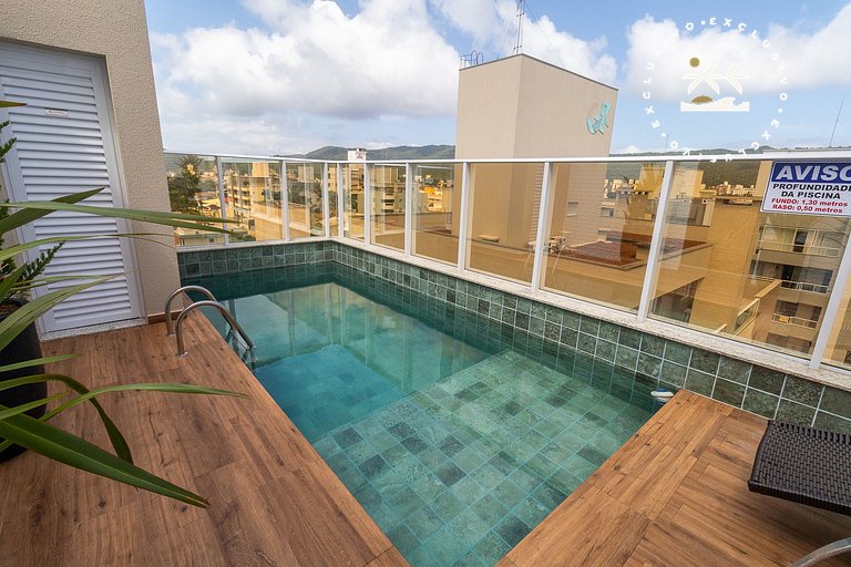 Barbados 302 - Apartamento com 2 suítes - 200 metros da prai