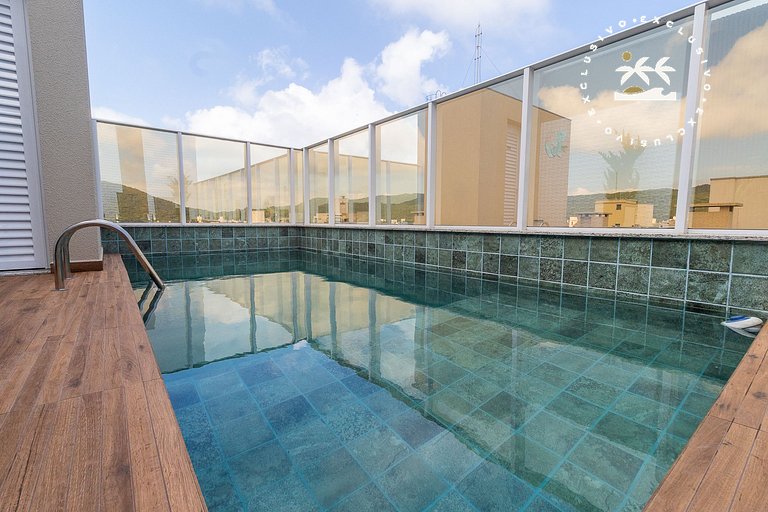 Barbados 302 - Apartamento com 2 suítes - 200 metros da prai