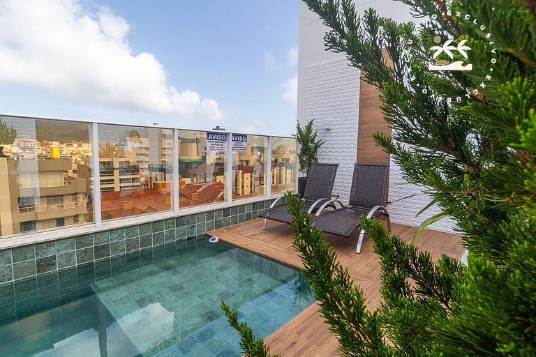 Barbados 302 - Apartamento com 2 suítes - 200 metros da prai