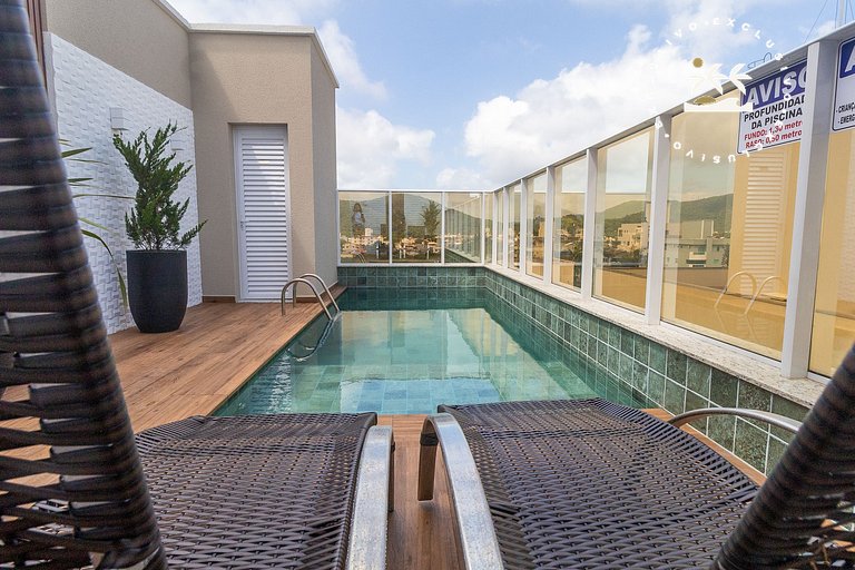 Barbados 302 - Apartamento com 2 suítes - 200 metros da prai