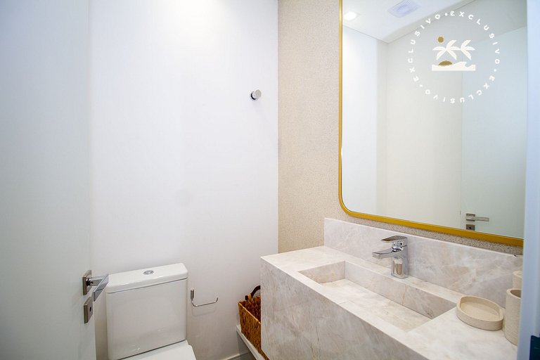 Barbados 302 - Apartamento com 2 suítes - 200 metros da prai