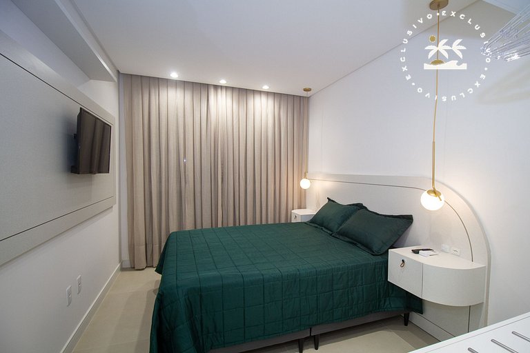 Barbados 302 - Apartamento com 2 suítes - 200 metros da prai