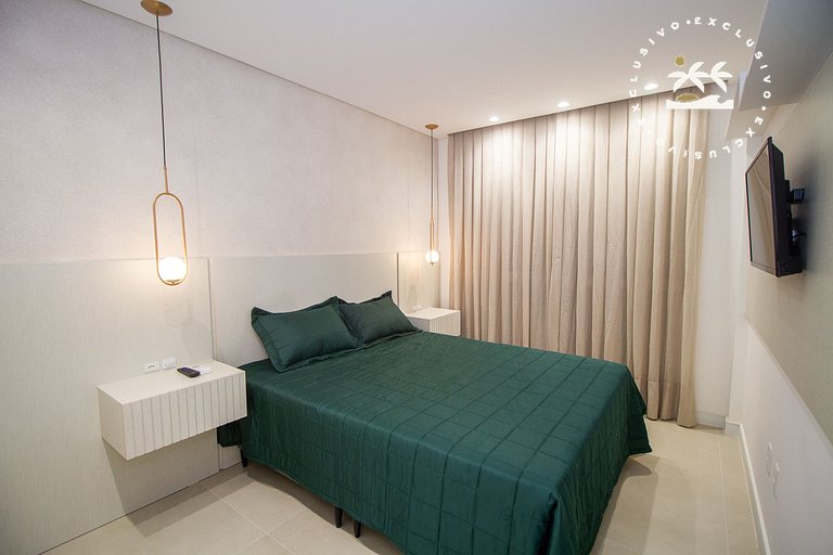 Barbados 302 - Apartamento com 2 suítes - 200 metros da prai