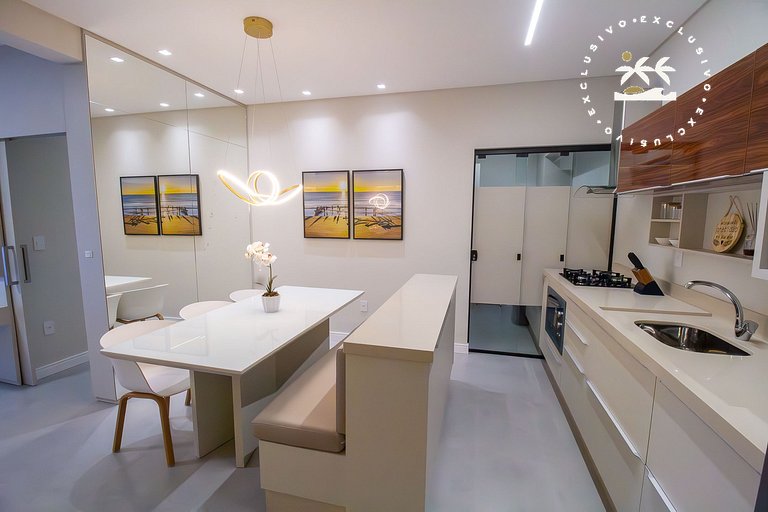 Brisas do Sul 102 - Excelente apartamento 2 quartos com vist