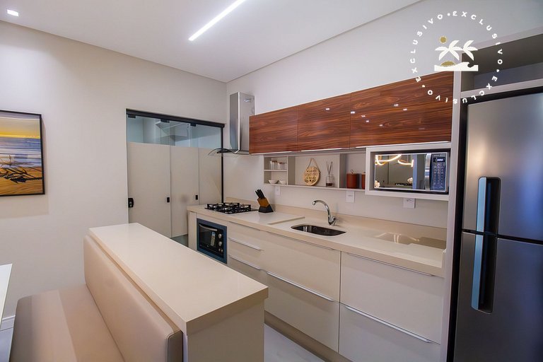 Brisas do Sul 102 - Excelente apartamento 2 quartos com vist