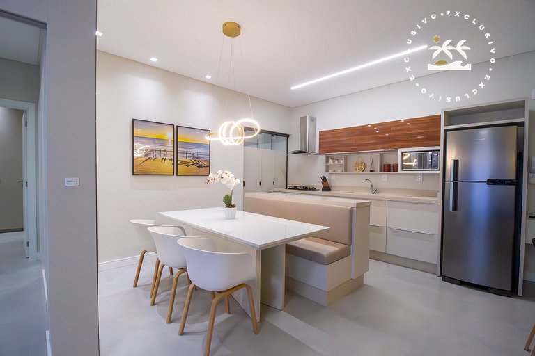 Brisas do Sul 102 - Excelente apartamento 2 quartos com vist
