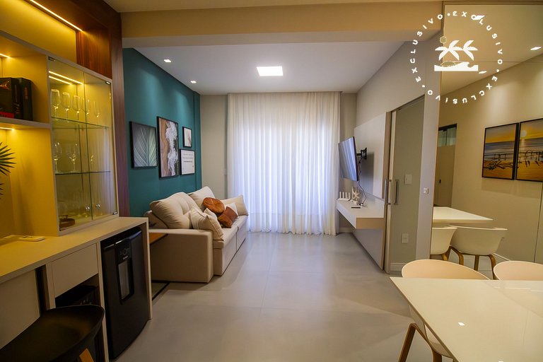 Brisas do Sul 102 - Excelente apartamento 2 quartos com vist