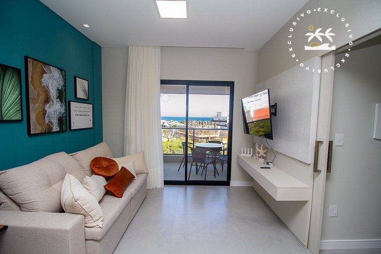 Brisas do Sul 102 - Excelente apartamento 2 quartos com vist