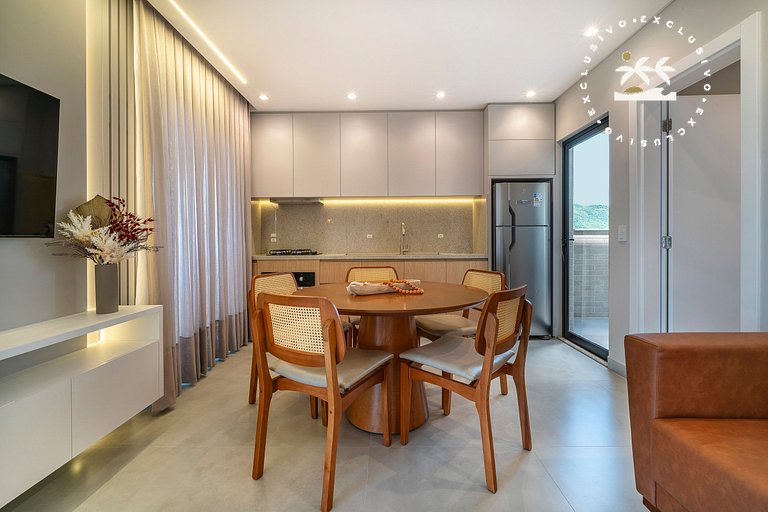 Paradise 205 - Cobertura duplex 2 suítes à 100 metros da Pra