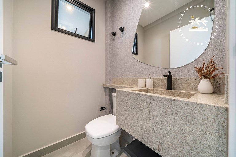 Paradise 205 - Cobertura duplex 2 suítes à 100 metros da Pra