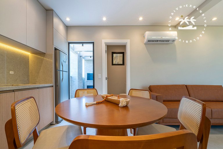 Paradise 205 - Cobertura duplex 2 suítes à 100 metros da Pra