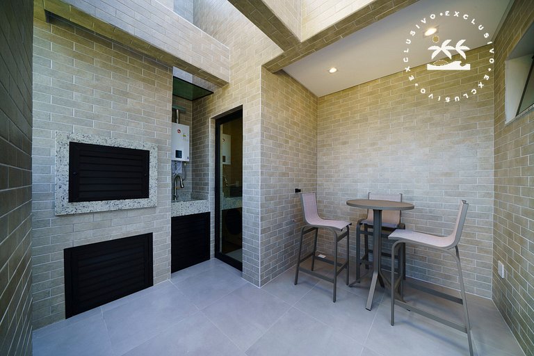 Paradise 205 - Cobertura duplex 2 suítes à 100 metros da Pra