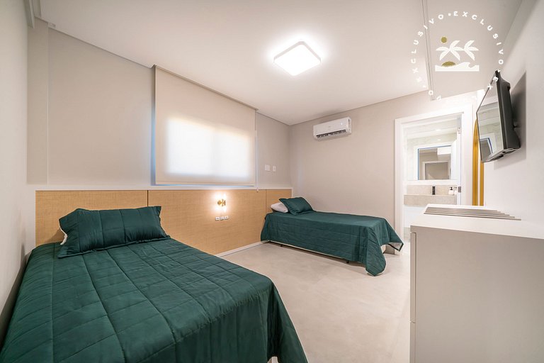 Paradise 205 - Cobertura duplex 2 suítes à 100 metros da Pra