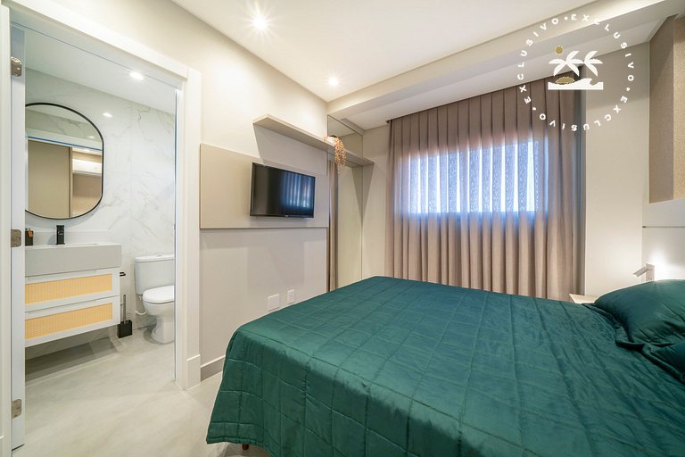 Paradise 205 - Cobertura duplex 2 suítes à 100 metros da Pra