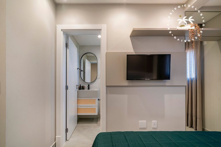 Paradise 205 - Cobertura duplex 2 suítes à 100 metros da Pra