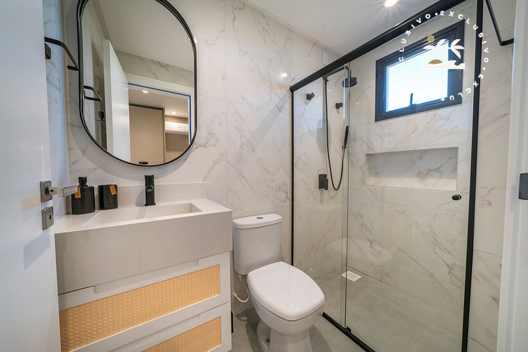 Paradise 205 - Cobertura duplex 2 suítes à 100 metros da Pra