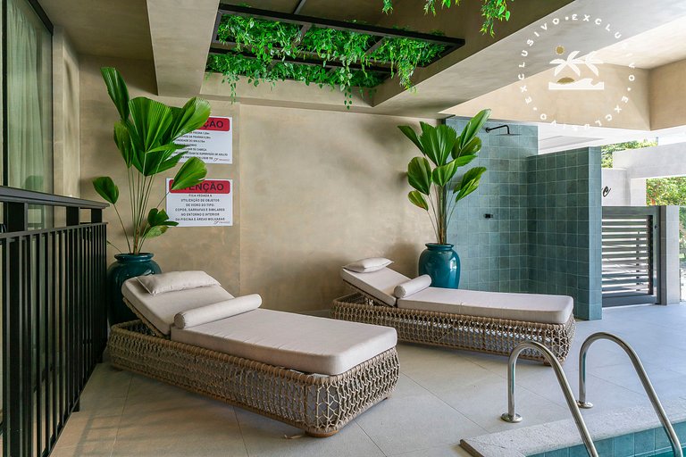 Paradise 205 - Cobertura duplex 2 suítes à 100 metros da Pra