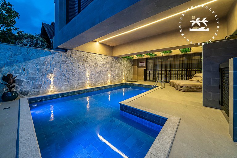 Paradise 205 - Cobertura duplex 2 suítes à 100 metros da Pra