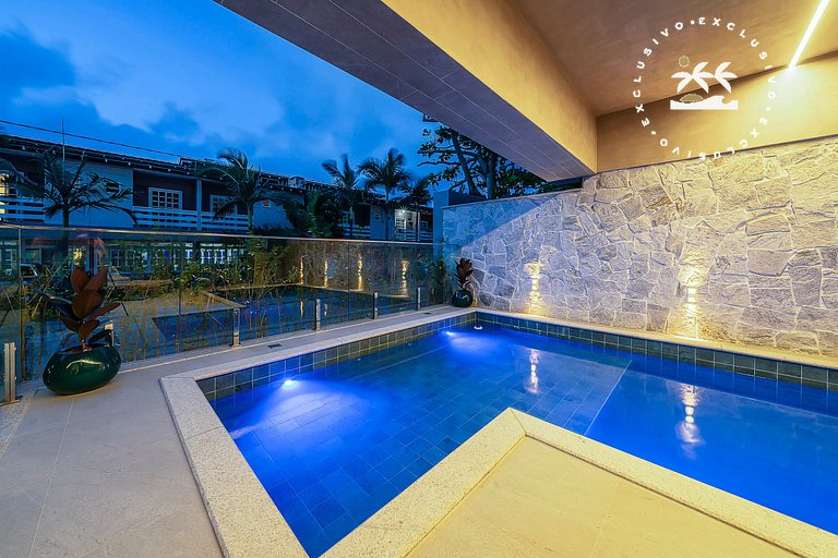 Paradise 205 - Cobertura duplex 2 suítes à 100 metros da Pra