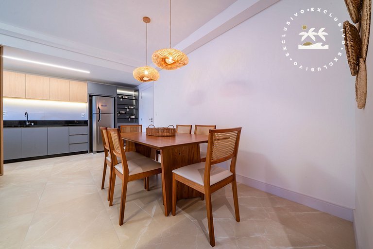 Terrazzo 405B - Apto 2 quartos em condomínio de luxo à 300 m