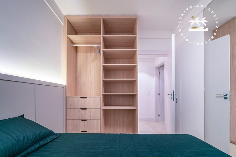 Terrazzo 405B - Apto 2 quartos em condomínio de luxo à 300 m